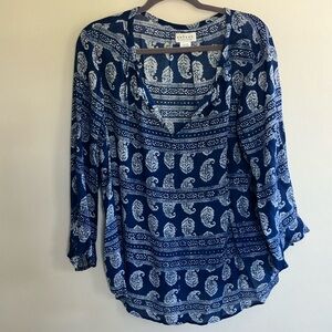Beautiful Indigo Blue Top